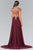 Gilt Embroidered Bateau A-Line Gown GL2229