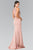 Bead Embellished Halter Neck Gown GL2237