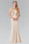Bead Embellished Halter Neck Gown GL2237