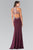 High Neck Full Beaded Bodice Evening Gown GL2282