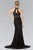 Beads Embellished High-Neck Lace Dress GL2297