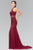 Beads Embellished High-Neck Lace Dress GL2297