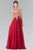 Intricate Lace V-Neck A-Line Gown GL2311