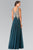 Intricate Lace V-Neck A-Line Gown GL2311