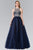 Bejeweled Sleeveless Chiffon Evening Gown GL2327