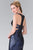 Elizabeth K - Mock Two-Piece Sequined Sheath Gown GL2333 in Blue