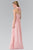 Long Chiffon Halter Dress GL2362