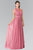 Long Chiffon Halter Dress GL2362
