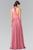 Long Chiffon Halter Dress GL2362