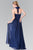 Long Chiffon Halter Dress GL2362