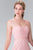 Lace Embellished Pleated V-Neck Dress GL2363