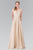 Sleek Scoop Neck Long A-line Dress GL2365