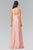 Sleek Scoop Neck Long A-line Dress GL2365