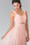 Ruched Sweetheart Bodice Long Chiffon Gown GL2366