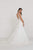 GL2376 Jeweled V-neck Mesh A-line Wedding Gown