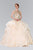 GL2378 Beaded Illusion Sweetheart Ballgown with Bolero