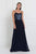 GL2416 Sequined Sweetheart Chiffon A-line Dress
