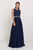 GL2417 Illusion Jewel Embellished Lace A-Line Gown