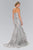 GL2428 Strapless Bejeweled Lace Bodice Trumpet Gown