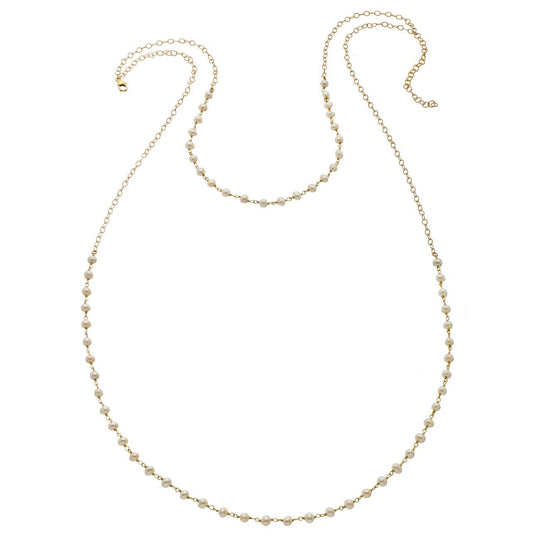 Delicate Pearl Goldenmouth Necklace