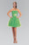Jeweled Straight Neck Tulle A-line Dress GS1050