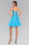 Strapless Mini Dress with Satin Belt Accent GS1051