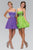 Crystal Embellished Pleated Empire Waist Dress GS1052