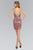 Beaded Halter Neck Lace Sheath Dress GS1117