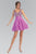 Floral Applique V-Neck Tulle Dress GS1126