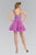 Floral Applique V-Neck Tulle Dress GS1126
