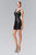 Sleeveless V Neck Cocktail Dress GS1136