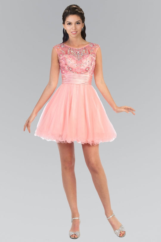 Sequined Sleeveless Cocktail Dress GS1140