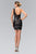 One Shoulder Sequined Bodycon Cocktail Dress GS1150