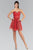 Jeweled Pleats Strapless Sweetheart Dress GS1155