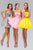 Strapless Ruched Satin Empire Waist Dress GS1350