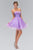 Strapless Ruched Satin Empire Waist Dress GS1350