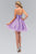 Strapless Ruched Satin Empire Waist Dress GS1350