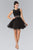 Sleeveless Lace Bodice Short Dress GS1427