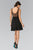 Bead and Sequin Embellished Bodice Short Dress GS1433