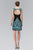 Embroidered Lace V-Neck Cocktail Dress GS1437