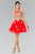 Lace Embellished High Neck Tulle Dress GS1451