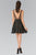 Beaded Lace Sleeveless A-line Cocktail Dress  GS1466