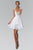 Jewel Accented Cap Sleeve Sweetheart Dress GS2022