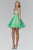 Asymmetrical Neck Tulle Dress GS2033