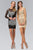 Sequined Illusion Jewel Neck Bodycon Dress GS2134