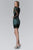 Sequined Illusion Jewel Neck Bodycon Dress GS2134