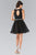Lace Illusion A-Line Tulle Short Dress GS2375