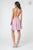Elizabeth K - GS2839 Deep V-neck A-line Cocktail Dress In Pink