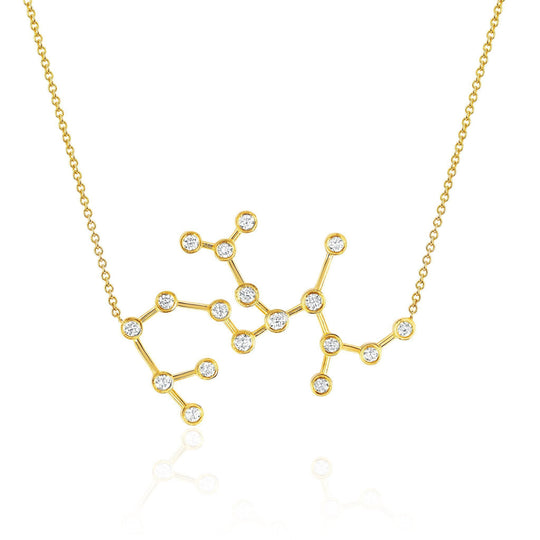 Logan Hollowell - Sagittarius Diamond Constellation Necklace