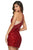 Sherri Hill - 52993 Beaded Halter Fitted Short Dress In Red